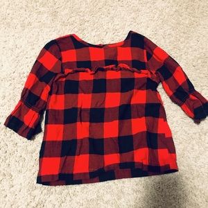 Girls checkered shirt